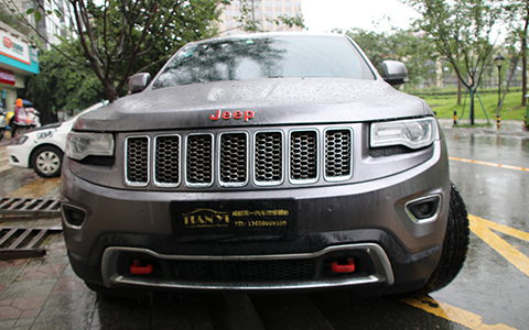 成都jeep大切洛基車(chē)燈改裝升級(jí)
