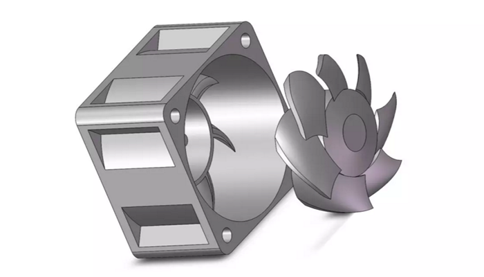 散熱風扇平面圖展示-成都天一車燈改裝