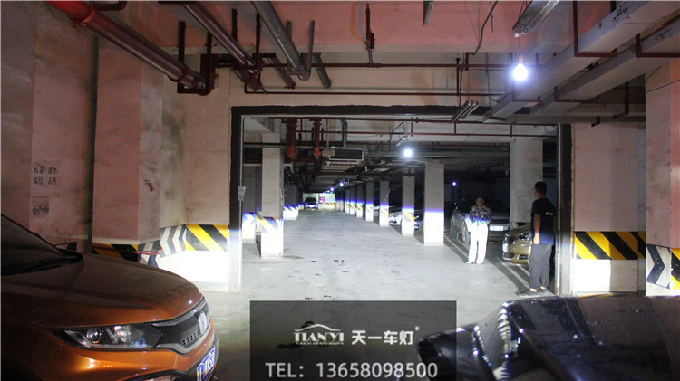 成都天一車(chē)燈LED雙光透鏡近光實(shí)拍