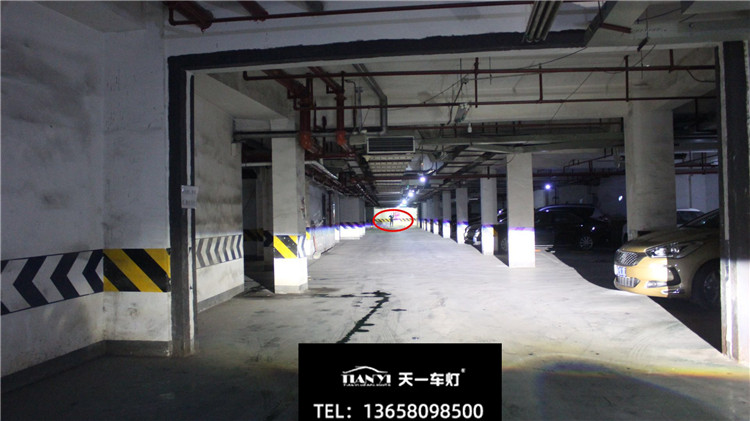 標(biāo)志4008車燈改裝保力獅激光大燈近光效果展示