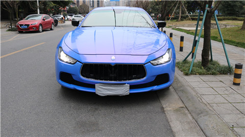 瑪莎拉蒂吉博力車燈改裝激光大燈