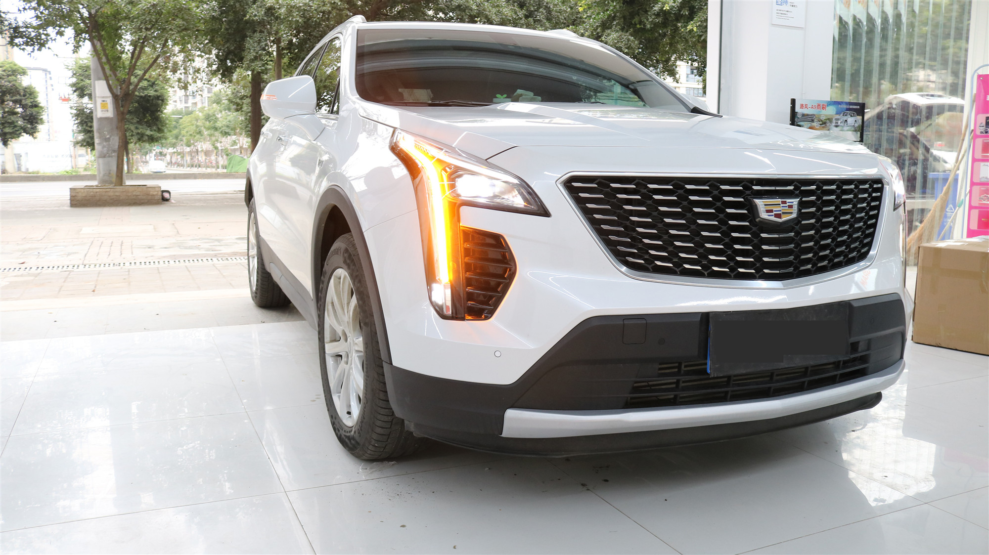 成都天一車燈改裝XT4效果